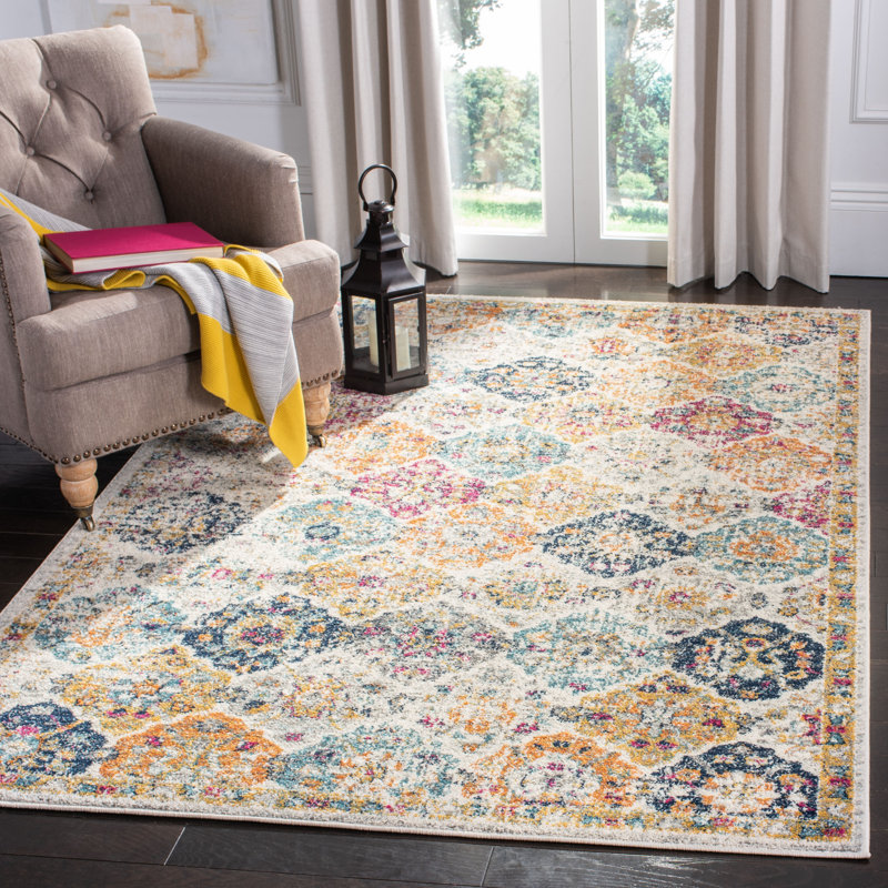 Mistana™ Katie Oriental Cream/Multi Area Rug & Reviews Wayfair